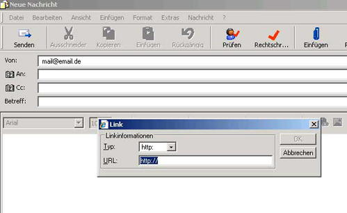 hyperlink einf&uuml;gen